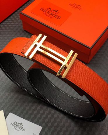 Ремень мужской двусторонний Hermes LUX-18294