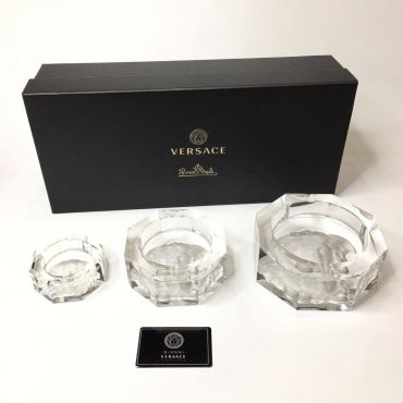 Набор из трёх пепельниц  Versace LUX-54507