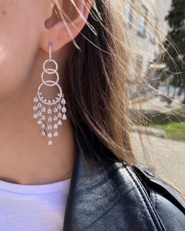 Серьги  LUX-29582