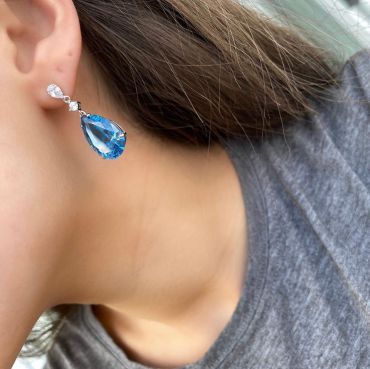 Серьги   LUX-29873