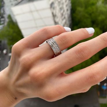  Кольцо  LUX-30804