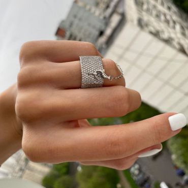  Кольцо  LUX-30803