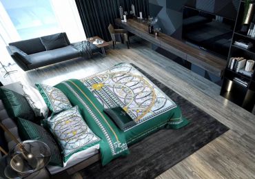 Комплект постельного белья Versace LUX-19164