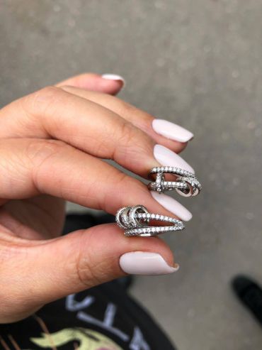 Серьги  LUX-49243