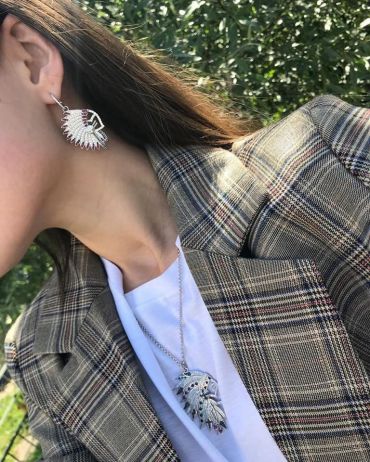 Серьги  LUX-23445