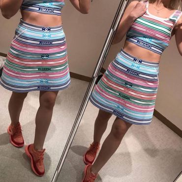 Костюм женский юбочный Chanel LUX-11814