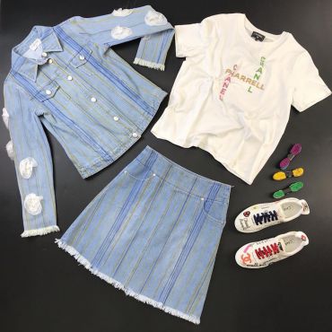 Костюм женский юбочный Chanel LUX-13022