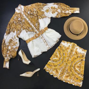 Костюм женский юбочный Versace LUX-15741