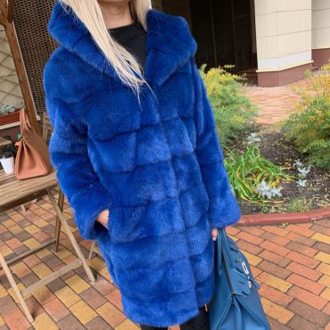 Пальто меховое  LUX-21182