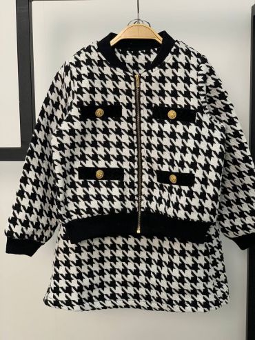 Костюм бомбер + юбка   LUX-59636