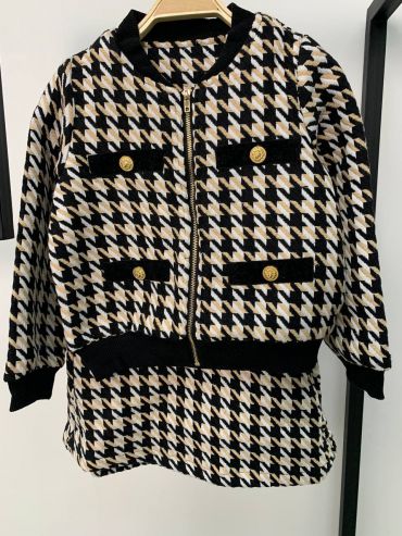 Костюм бомбер + юбка   LUX-59637