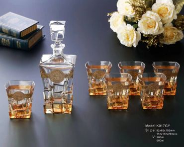  Набор из графина и 6-ти стаканов Versace LUX-58468