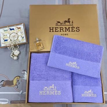Комплект из трёх полотенец Hermes LUX-61995