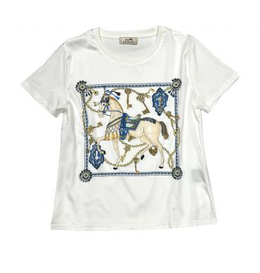 Футболка женская Hermes LUX-67358