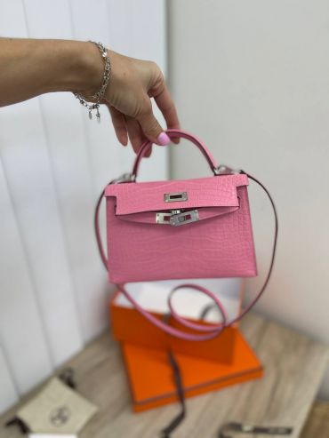 Сумка женская Kelly mini Crocodile Niloticus Mat Hermes LUX-68491