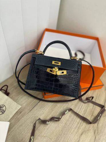 Сумка женская Kelly mini Crocodile Niloticus Lisse Hermes LUX-68613