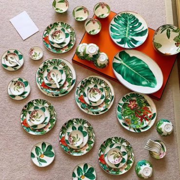 Сервиз столовый + чайный 57 предметов Hermes LUX-68991