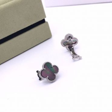 Серьги 1 мотива Van Cleef LUX-72534