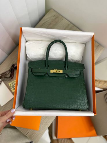 Сумка женская Birkin, 30 cm Crocodile Niloticus Mat Hermes LUX-84343