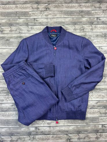 Костюм спортивный из льна  Kiton LUX-88109