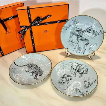 Комплект из 3х тарелок Hermes LUX-93886