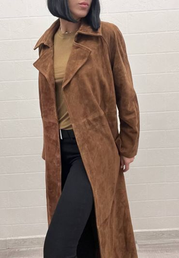  Замшевый плащ  The Row LUX-106506