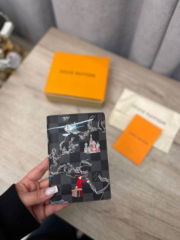 Обложка на паспорт  Louis Vuitton LUX-114023