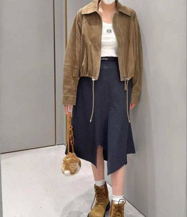 Замшевая куртка Loewe LUX-114643