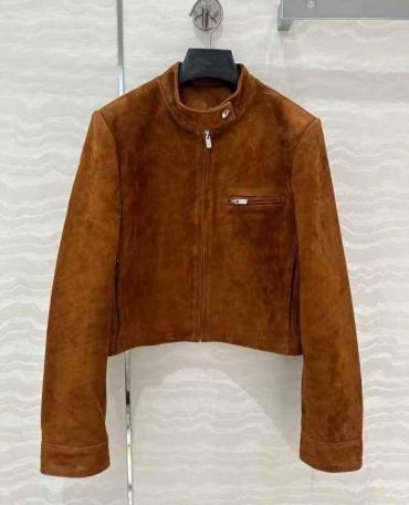 Замшевая куртка Miu Miu LUX-114644