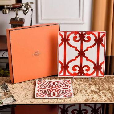 Набор из двух тарелок  Hermes LUX-115069