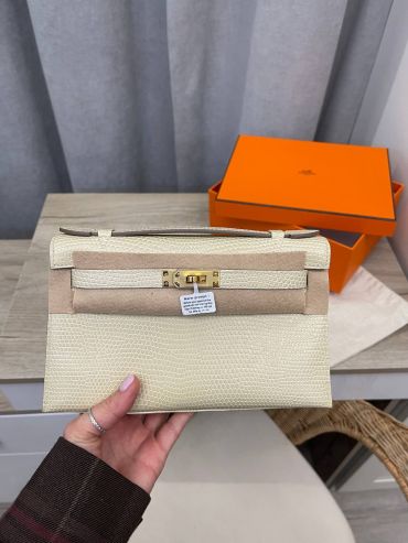 Сумка женская Pochette, Lezard Natura  Hermes LUX-115112