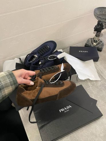 Кроссовки  Collapse Re-из нейлона и замши  Prada LUX-115253