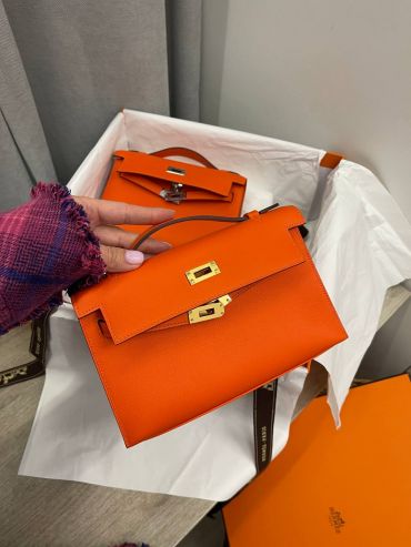 Сумка женская Kelly Pochette Hermes LUX-115295