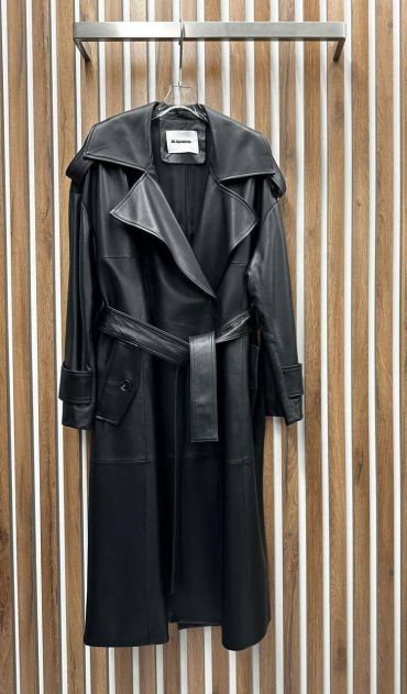 Кожаный плащ The Row LUX-115464