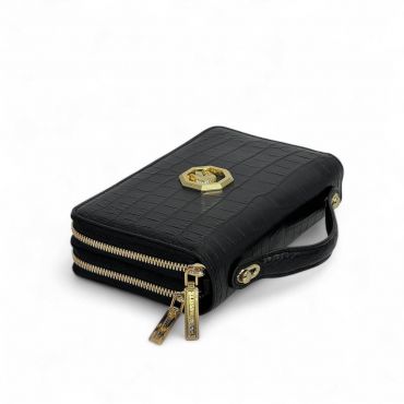 Портмоне из натуральной кожи крокодила Stefano Ricci LUX-115485