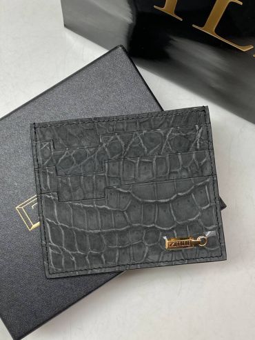 Картхолдер из натуральной кожи крокодила Zilli LUX-115610