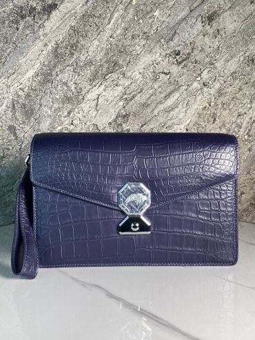 Клатч из натуральной кожи крокодила Stefano Ricci LUX-116005