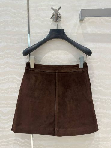 Замшевая юбка Celine LUX-116380