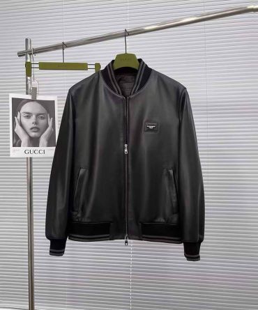 Кожаная куртка  Dolce & Gabbana LUX-116384