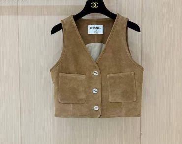 Замшевый жилет  Chanel LUX-116560