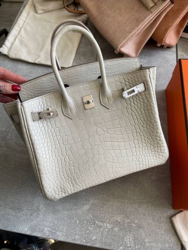 Сумка женская Birkin, 25 Crocodile Niloticus Mat Hermes LUX-117012