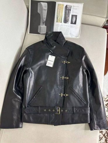 Куртка кожаная  Balenciaga LUX-117296