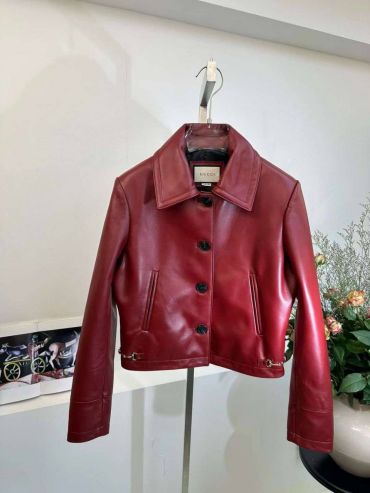 Куртка кожаная  Gucci LUX-117419