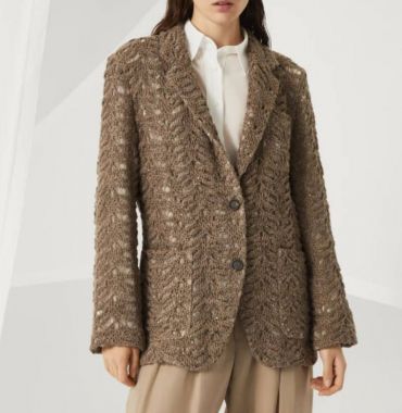 Жакет Foliage Lace Brunello Cucinelli LUX-117452