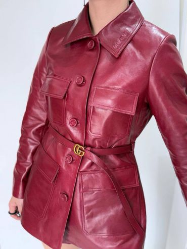 Кожаный жакет Gucci LUX-117613