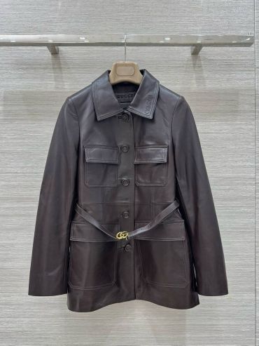 Кожаный жакет Gucci LUX-117614