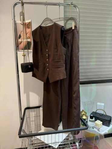 Льняной костюм   LUX-117681