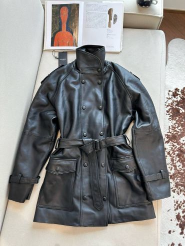  Кожаная куртка Yves Saint Laurent LUX-117821