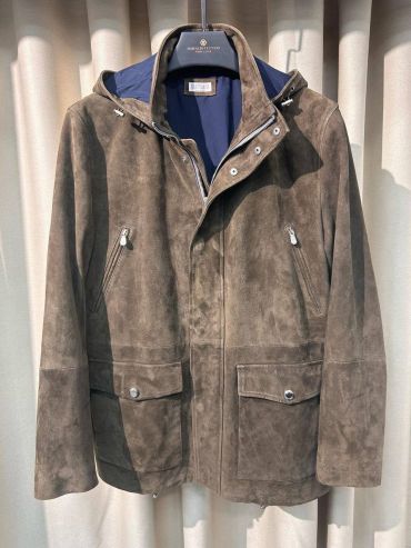 Замшевая куртка Brunello Cucinelli LUX-118317