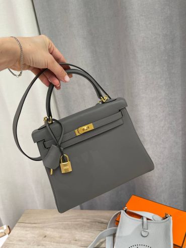 Сумка женская Kelly, 25, GHW Epsom leather  Hermes LUX-118354